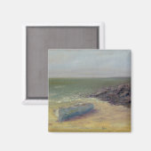 Tide's Rolling In - Boat op de kust Magneet (Voorkant / Achterkant)