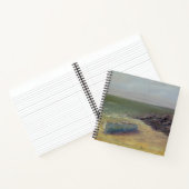 Tide's Rolling In - Boat op de kust Notitieboek (Binnen)