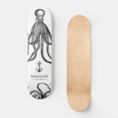 Tide's Tentacles | Octopus Thema Skateboard (Voorkant)