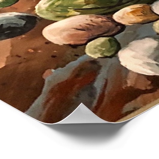 Tides Uit zee strand Ocean scene Poster (Hoek)