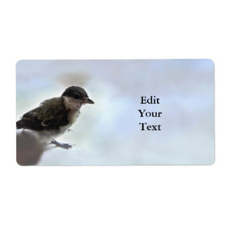 Tidi mijn vogel de Parus Major Etiket
