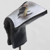 Tidi mijn vogel de Parus Major Golfheadcover (3/4 voorkant)