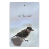 Tidi mijn vogel de Parus Major Mini Klembord (Achterkant)