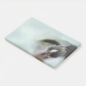 Tidi mijn vogel de Parus Major Post-it® Notes (Schuin)