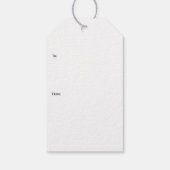 Tidings of Comfort and Joy kerstCarolers Cadeaulabel (Achterkant)