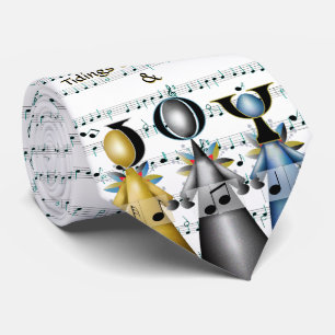 Tidings of Comfort and Joy kerstCarolers Stropdas