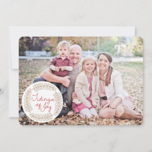 Tidings of Joy - Photo Carte de Noël