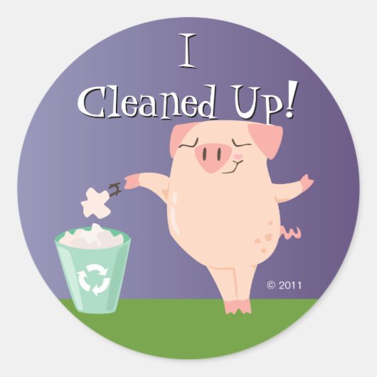 Tidy Piggy Beloning Stickers (Voorkant)
