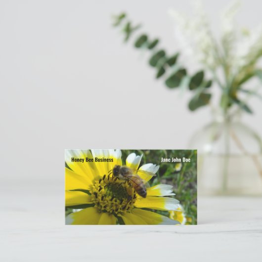 Tidy Tips & Honeybee Visitekaartje (Staand voorkant)