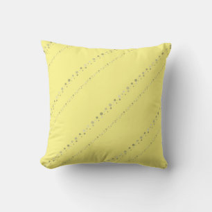 Tidy Yellow Styling Point Stripes Graphic Kussen