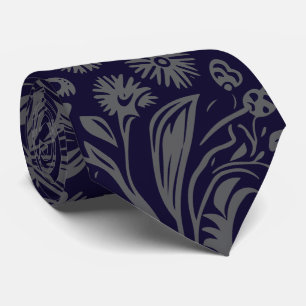 Tie Botanique Navy Cravate Paisley