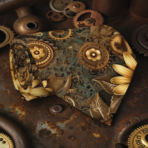 Tie cravate industrielle personnalisée Steampunk