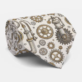 Tie cravate industrielle personnalisée Steampunk (Roulé)