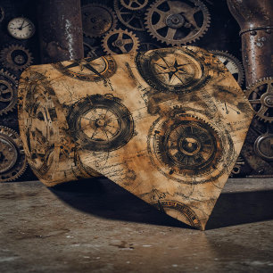 Tie cravate personnalisé Steampunk Industriel