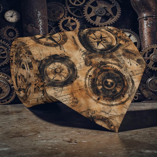 Tie cravate personnalisé Steampunk Industriel