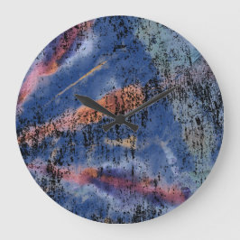 Tie Die Wall Clock Grote Klok