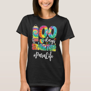 Tie Dye 100 dagen slimmer Para Leven T-shirt