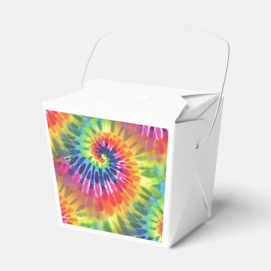 Tie Dye 2 Bedankdoosjes (Voorkant Zijde)