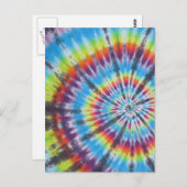 Tie Dye 2 - Populairste Briefkaart (Voorkant / Achterkant)