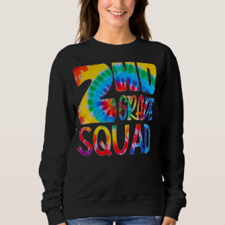 Tie Dye 2e Grade Squad Docent Eerste Dag Trui
