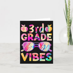 Tie Dye 3e klas vibes leraar eerste dag van Byck Kaart