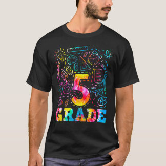 Tie Dye 5th Grade Typografie Team 5th Grade Teache T-shirt