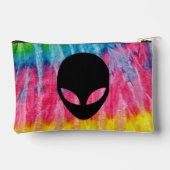 Tie Dye alien zip-up sac cosmétique (Verso)