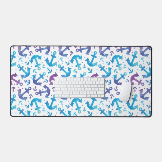 Tie Dye Anchor Pattern 2 Bureaumat (Keyboard & Muis)
