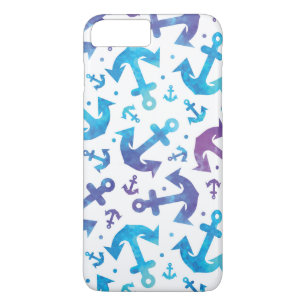 Tie Dye Anchor Pattern 2 iPhone 8 Plus / 7 Plus Hoesje