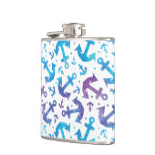 Tie Dye Anchor Pattern 2 Heupfles (Links)