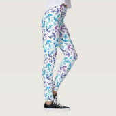 Tie Dye Anchor Pattern 2 Leggings (Rechts)