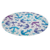 Tie Dye Anchor Pattern 2 Snijplank (Hoek)