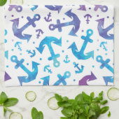 Tie Dye Anchor Pattern 2 Theedoek (Gevouwen)