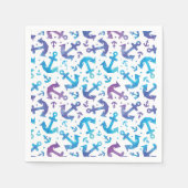 Tie Dye Anker Patroon Servet (Voorkant)