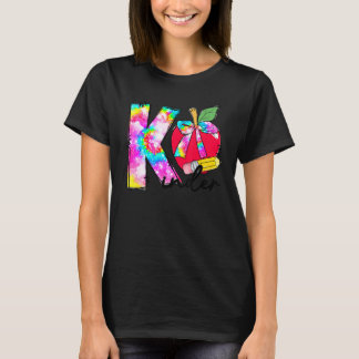 Tie Dye Appel Kleuteronderwijs Leerling Leraar Ter T-shirt