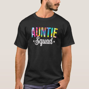 Tie Dye Auntie Squad Snel T-shirt