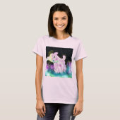 Tie Dye Baby Space Goat T-Shirt (Voorkant volledig)