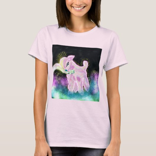 Tie Dye Baby Space Goat T-Shirt (Voorkant)