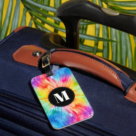 Tie Dye Bagagelabel (Voorkant Insitu 1)