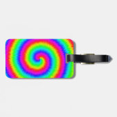 Tie Dye Bagagelabel (Achterkant horizontaal)