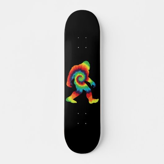 Tie Dye Bigfoot Skateboard (Voorkant)
