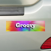 Tie Dye Bumpersticker (Op auto)
