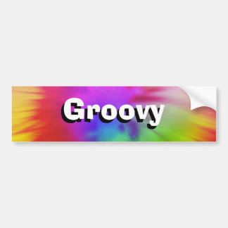 Tie Dye Bumpersticker