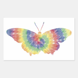 Tie Dye Butterfly Sticker