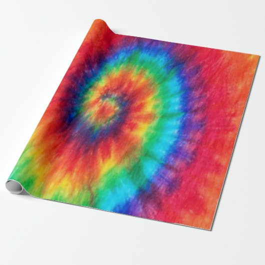Tie dye cadeaupapier (Uitgerold)