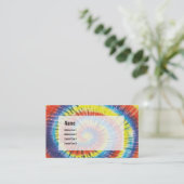 Tie Dye Carte de visite (Debout devant)