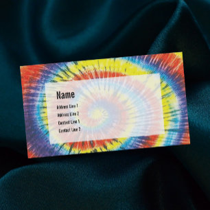 Tie Dye Carte de visite