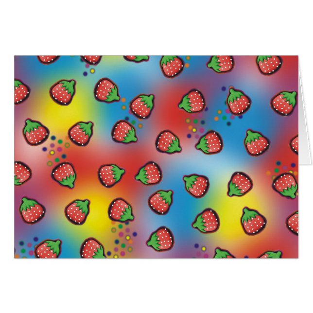 Tie Dye Champs de Fraises (Devant horizontal)