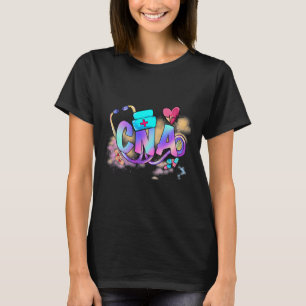 Tie Dye CNA Schattigee Nurse Day CNA RN Nurse Week T-shirt