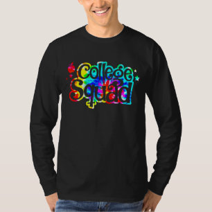 Tie Dye College Squad Terug naar schooldocenten Ki T-shirt